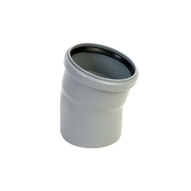 Kanalizacijsko koljeno 110-15° PVC
