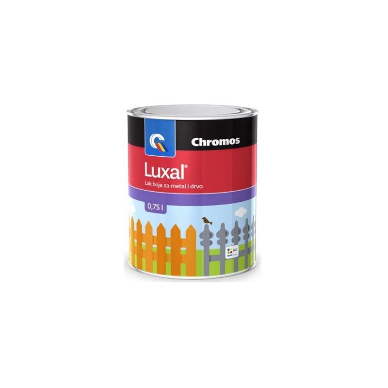 Lak boja za metal i drvo bijela Luxal 0,2L Cijena