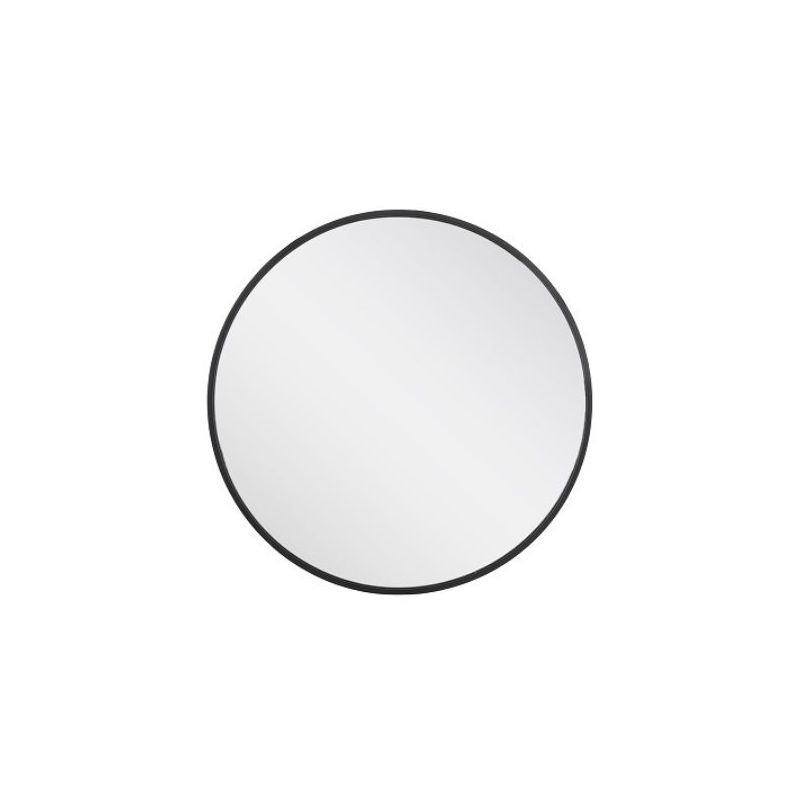Ogledalo Kimic okruglo FI 100cm matt crni okvir bez rasvjete Cijena