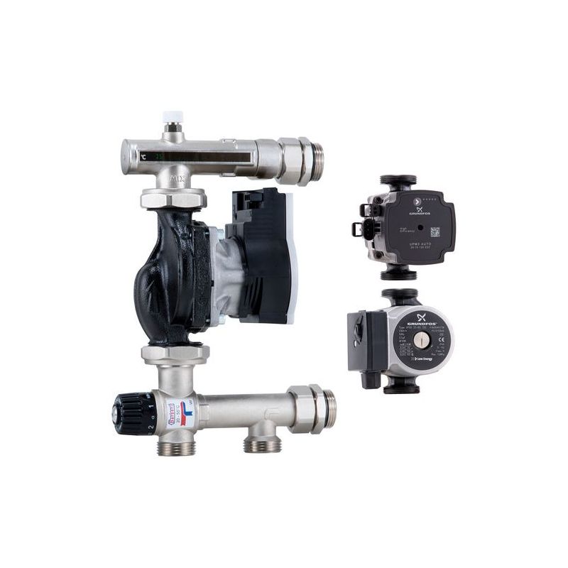 Pumpna grupa Qtherm 200-211mm 1” - excentar 11mm (elektronska pumpa Grundfos, Barberi  termostat 20-55°C) Cijena