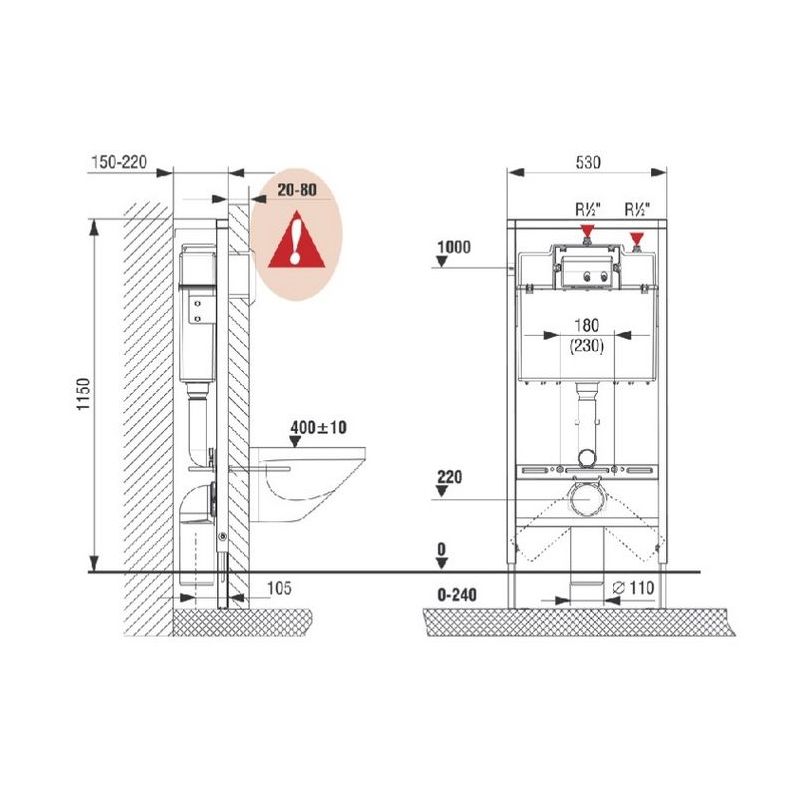 Vodokotlić ugradbeni set Liv Armal Orion 4/1 Cijena