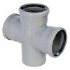 Kanalizacijska račva 50-50-50-87,5° dupla PVC