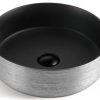 Armal Umivaonik Art srebro+crno mat iznutra 360x360x120mm